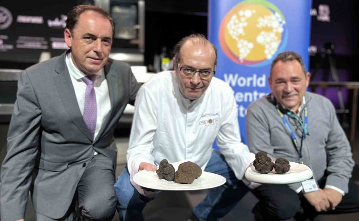 Andrea Tumbarello vuelve a llevarse la trufa soriana en Madrid Fusión