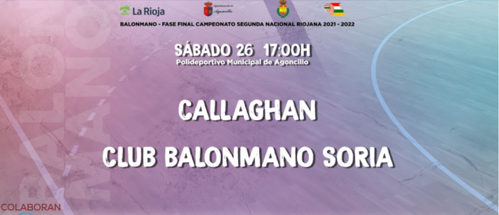 Directo de la victoria del filial del BM Soria ante el Callaghan