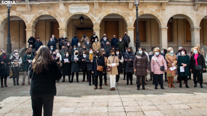Galería: las voces angelicales de Soria mandan su apoyo a Ucrania