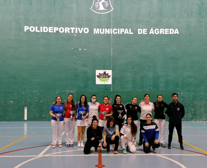 Dos salmantinas se llevan el Campeonato Regional de Frontenis tras su paso por Ágreda