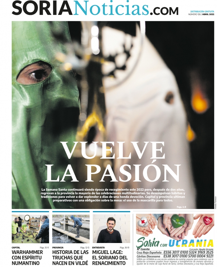 El número de abril de Soria Noticias tiene pasión y muchos otros ingredientes