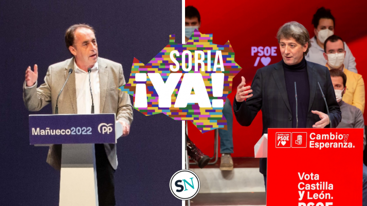 Serrano y Mínguez aumentan la presión sobre la Soria ¡Ya! a horas de la constitución de las Cortes de Castilla y León