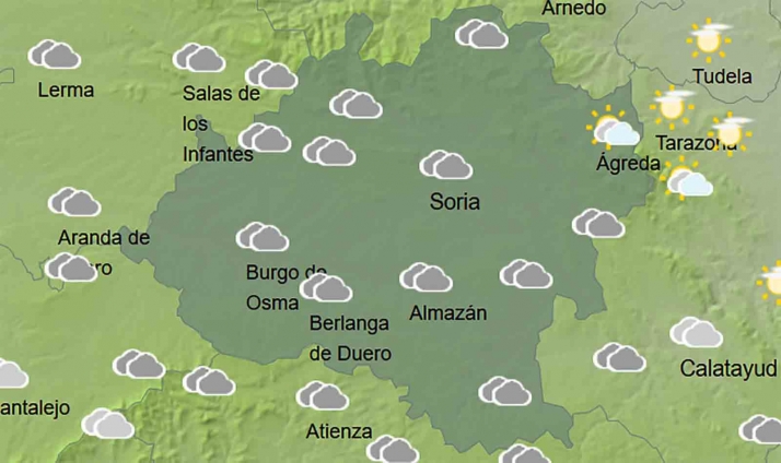 El tiempo en Soria: Mejoría en las máximas