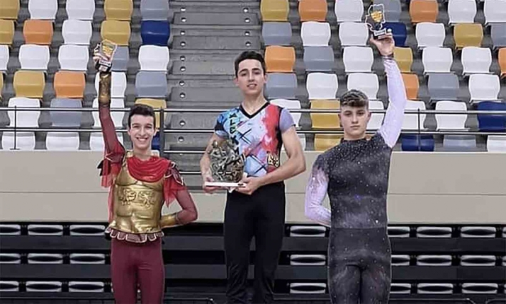 El patinador soriano Héctor Díez, oro en el II Trofeo de Aragón