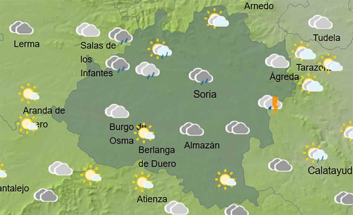 El tiempo en Soria: Descenso en los termómetros