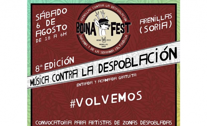 El Boina Fest, que busca artistas sorianos, volverá a Arenillas