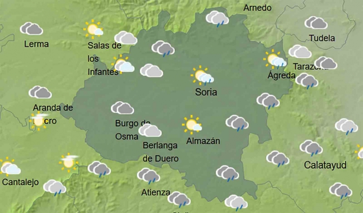 El tiempo en Soria: La primavera entra con nubes