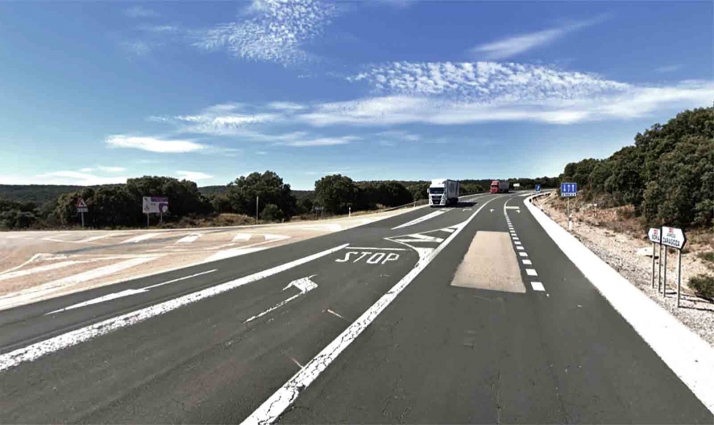 5 M€ para rehabilitar la N-122 entre el Madero y la intersección con la N-234 