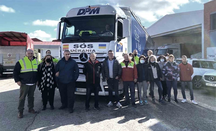 Sale de Soria un tráiler directo a Rumanía con ayuda humanitaria