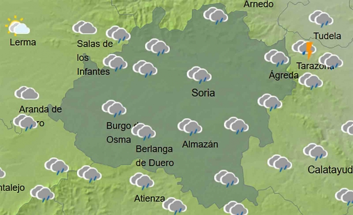 El tiempo en Soria: Llegan las lluvias