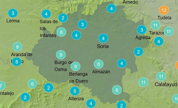 El tiempo en Soria: Bajan las temperaturas