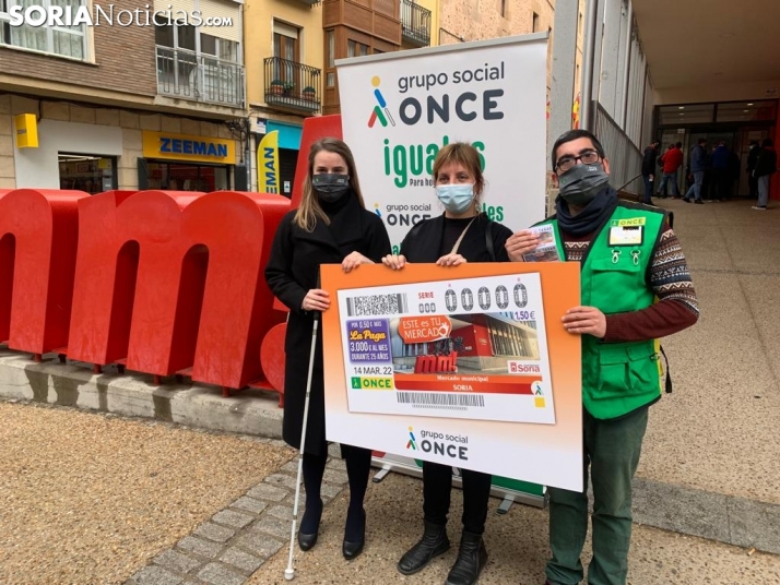 El Mercado Municipal de Soria recorrerá toda España gracias al cupón de la Once