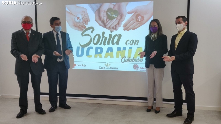 Caja Rural impulsa con 20.000€ el fondo solidario de toda Soria con Ucrania