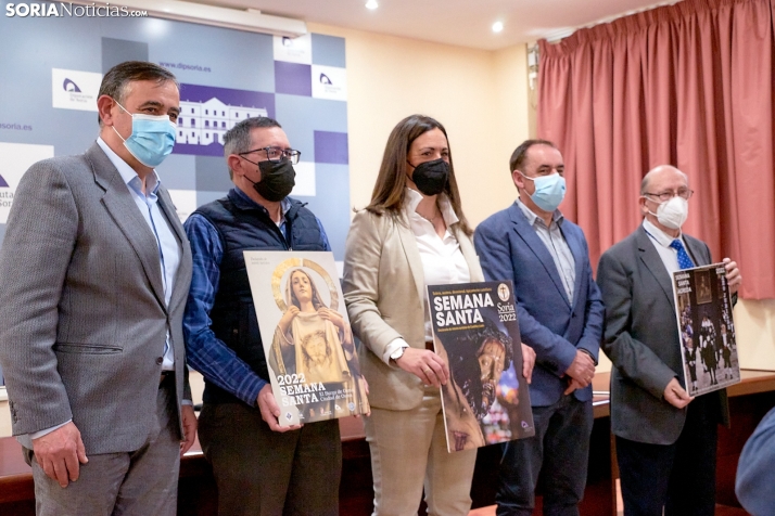 Presentados los carteles de de la Semana Santa de Soria, El Burgo y Ágreda