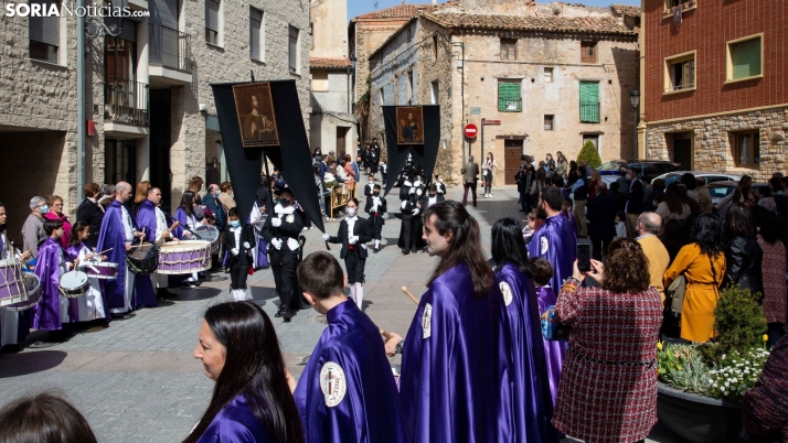 GALERÍA | Solemnidad matinal del Viernes Santo en Ágreda