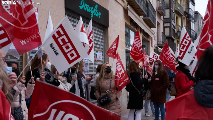Las trabajadoras de Douglas en Soria convocan una huelga los días 13 y 16 de abril