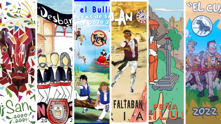 Estos son los banderines de las peñas para San Juan 2022