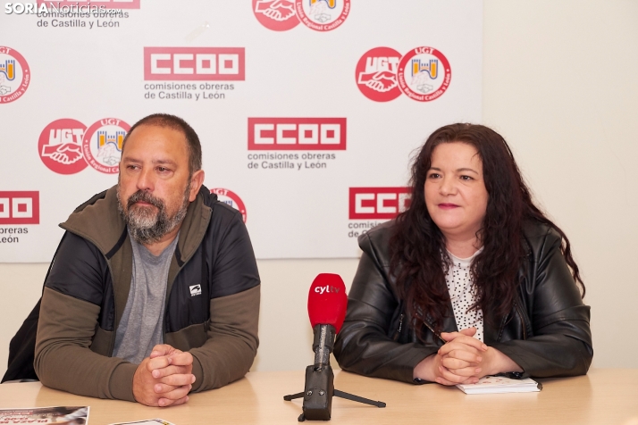 CCOO y UGT manifestarán sus reivindicaciones en Soria el 1 de mayo
