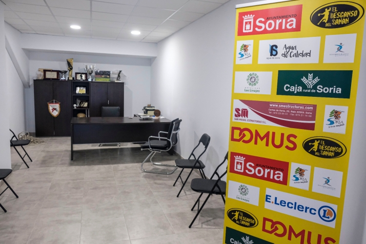 Cuatro clubes deportivos sorianos estrenan los despachos en el San Andrés