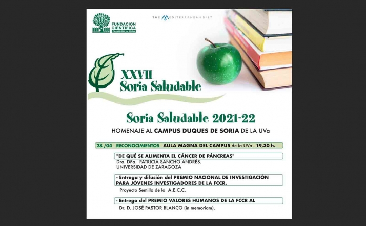 El jueves, la entrega de los reconocimientos del Soria Saludable 2021-2022