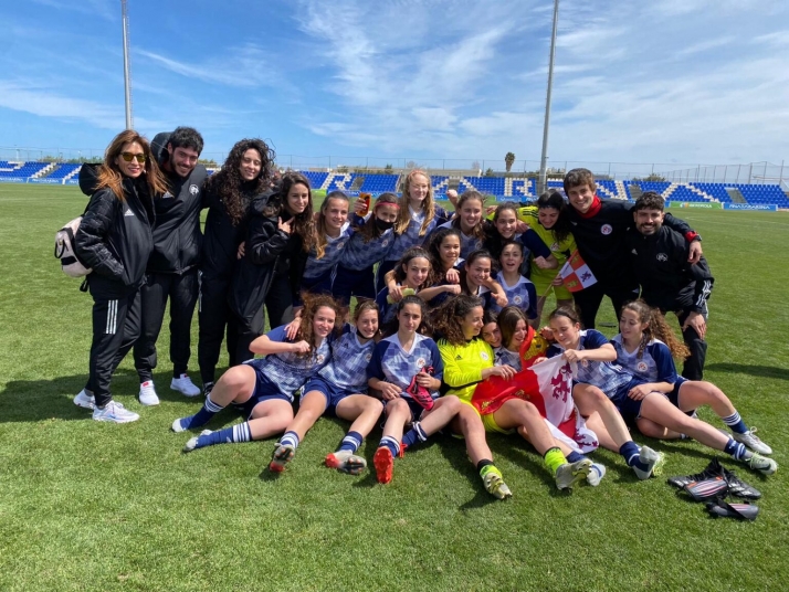 La Selección femenina Sub17 de fútbol de Castilla y León, clasificada para la serie oro de la fase final nacional