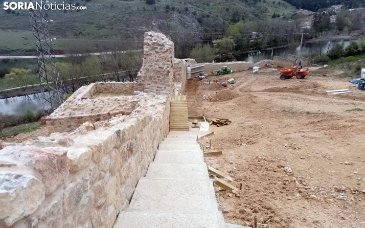 Adjudicadas por 299.400 euros las obras de iluminación de la muralla de Soria