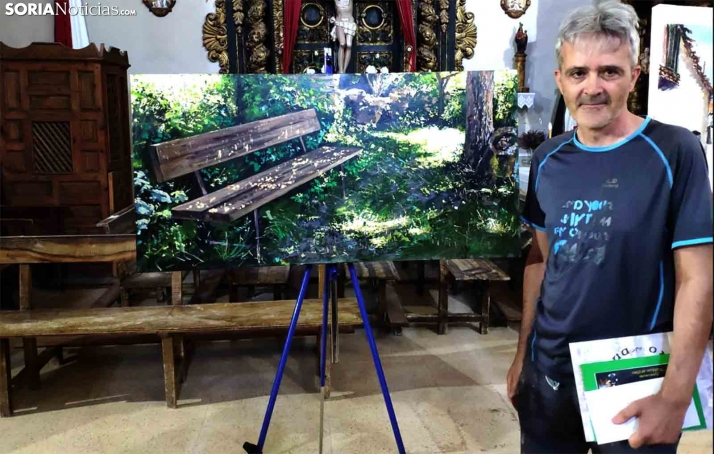 Raúl Gil se lleva el concurso de pintura de Valdelagua