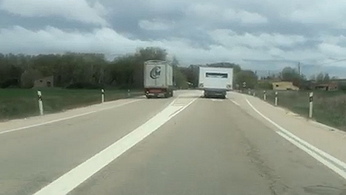 Detenido en Burgos tras un adelantamiento temerario de más de 1 km