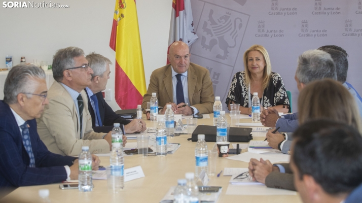 El consejero de la Presidencia en Soria.