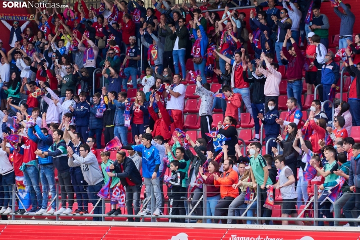 Las peñas del Numancia animan a participar en una Grada de Animación ‘no oficial’