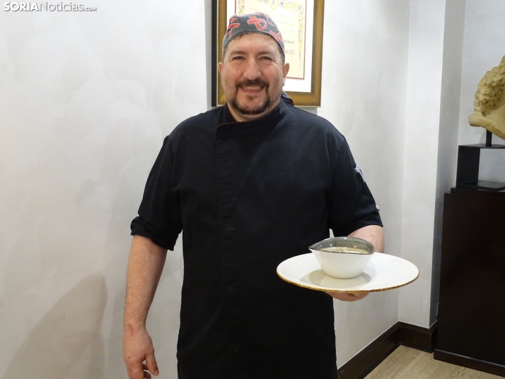 Crema de colmenilla, un placer al alcance de todos en el restaurante del Hotel Alfonso VIII