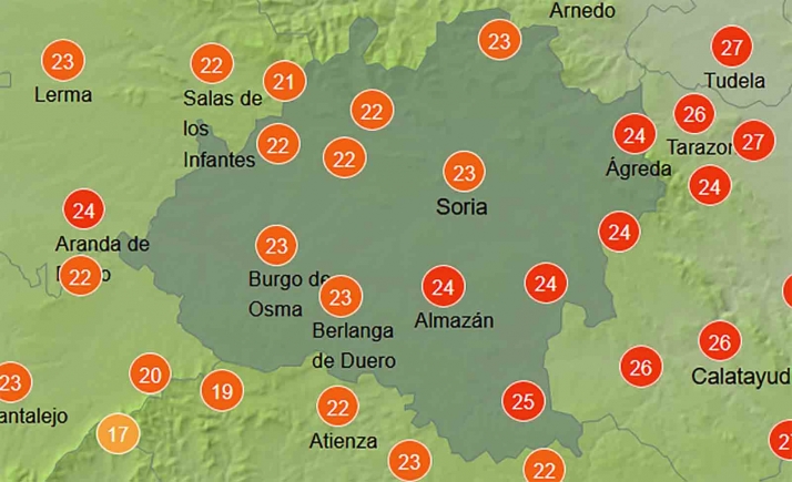 El tiempo en Soria: Posiblidad de alguna tormena al este