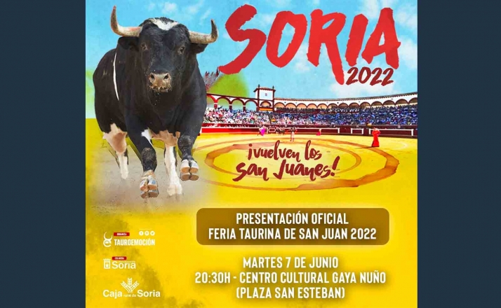 Este martes se presenta la feria taurina de Soria