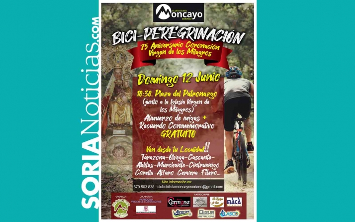 El club Moncayo Soriano invitará a los peregrinos ciclistas a almorzar migas este domingo en Ágreda 