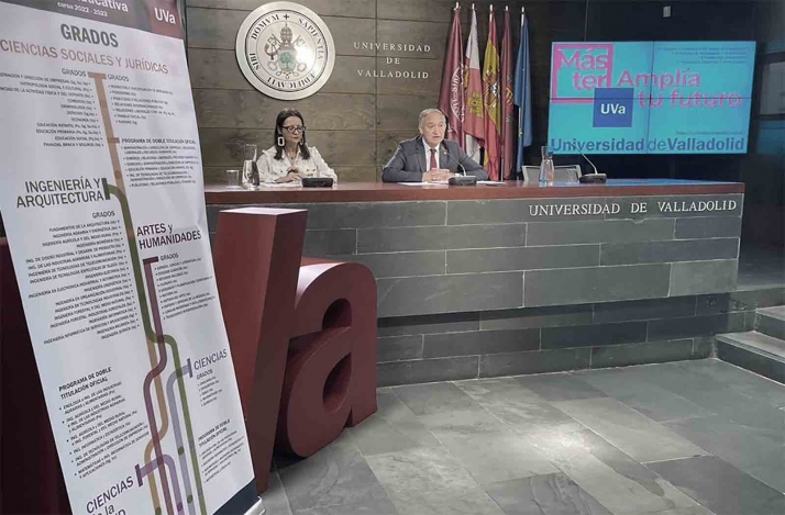 La oferta de la UVa contempla 73 grados, 14 programas de dobles titulaciones y 65 másteres para 2022-2023