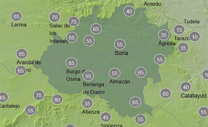 El tiempo en Soria: Posibilidad de tormentas por la tarde