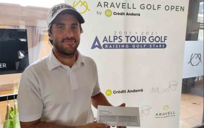 Daniel Berná firma su mejor resultado en el Alps Tour 2022 
