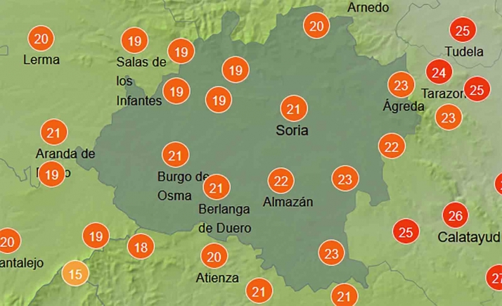 El tiempo en Soria: Suave entrada en el verano