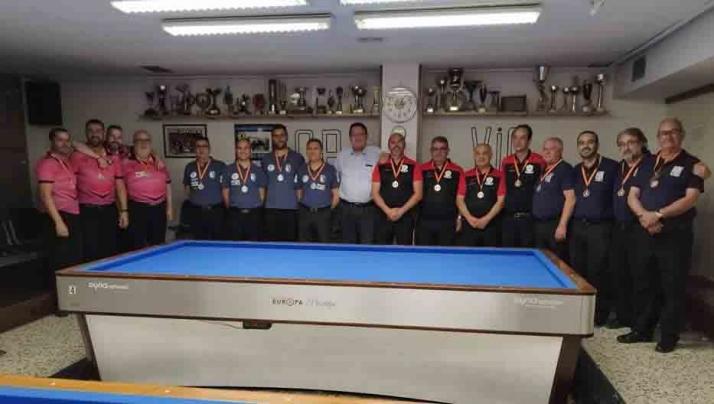 El Amistad-Numancia de billar desciende a la categoría de bronce 
