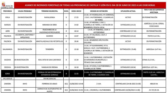 Arden 3,2 hectáreas en San Esteban