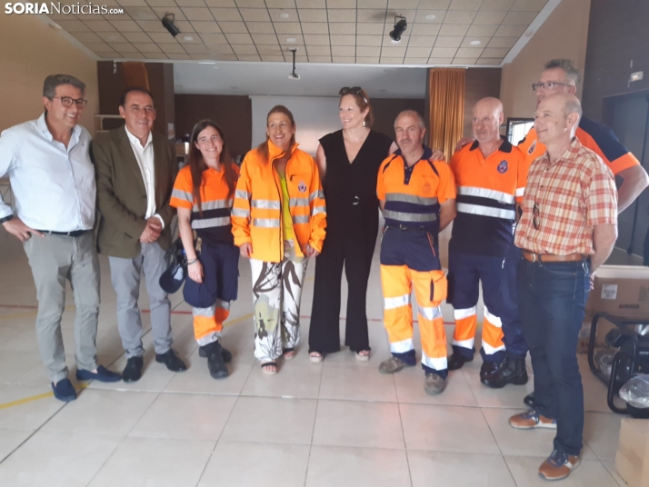 Los 183 voluntarios de Protección Civil de Soria estarán, desde hoy, mejor equipados