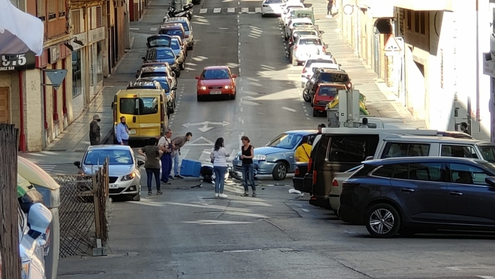 Accidente con un motorista herido en Rota de Calatañazor