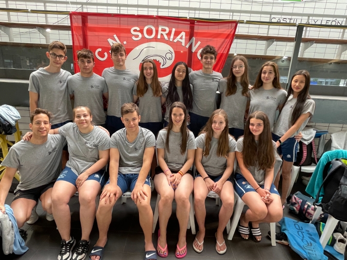 Hazaña épica con un relevo de ensueño para el Club Natación Soriano