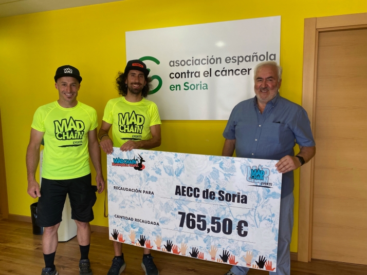 Madchain Events recauda fondos en la Mantequilla Gravel para AECC Soria