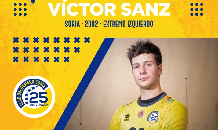 El BM Soria apuesta por la explosión de Víctor Sanz esta temporada