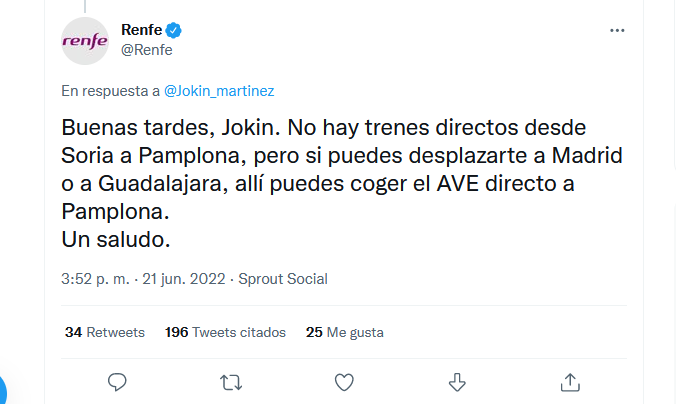 El CM de Renfe y los Sanfermines más viajeros: De Soria a Madrid y AVE directo a Pamplona
