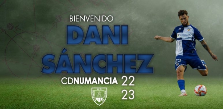 El Numancia incorpora a Dani Sánchez, lateral izquierdo procedente del Sabadell