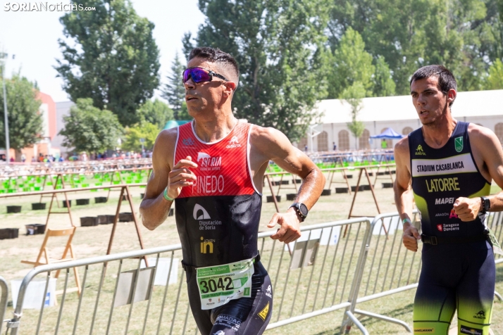 Pinedo, duatleta soriano. /María Ferrer