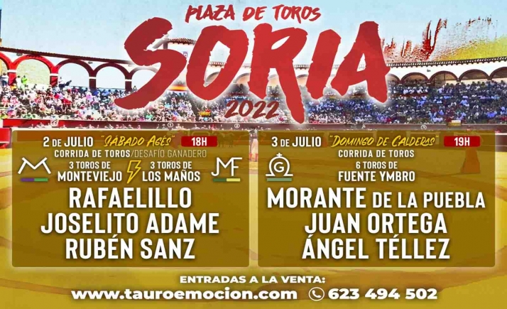 Adame y Téllez sustituyen a Curro Díaz y Cayetano en Soria