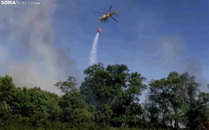 El fuego en un vehículo pone en alerta la zona del Valle